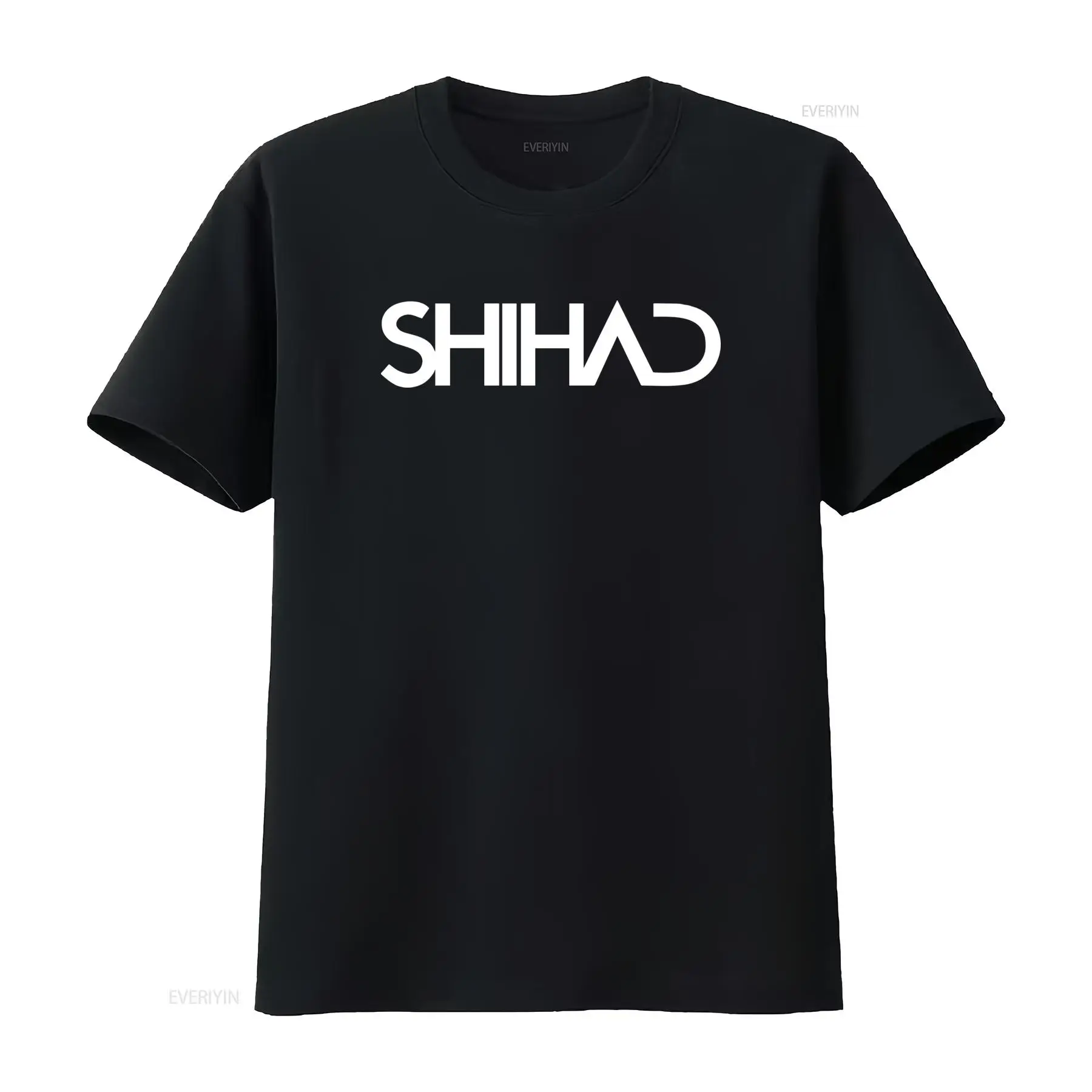 Vintage Fashion Jersey - SHIHAD 新作おしゃれTシャツ 全サイズ（S、M、L、XL、XXL）展開 クラシックな黒と白のカラー ヴィンテージ風ウォッシュ加工 スタイリッシュ