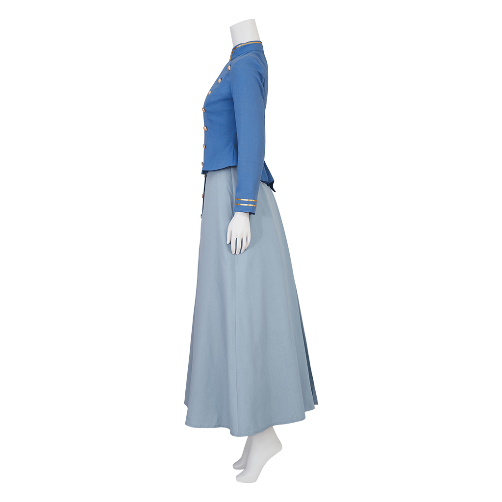 映画コスプレエノラホームズ 2 コスプレ衣装ブルードレス女性 - Vintage Fashion Dresses のレビューと価格