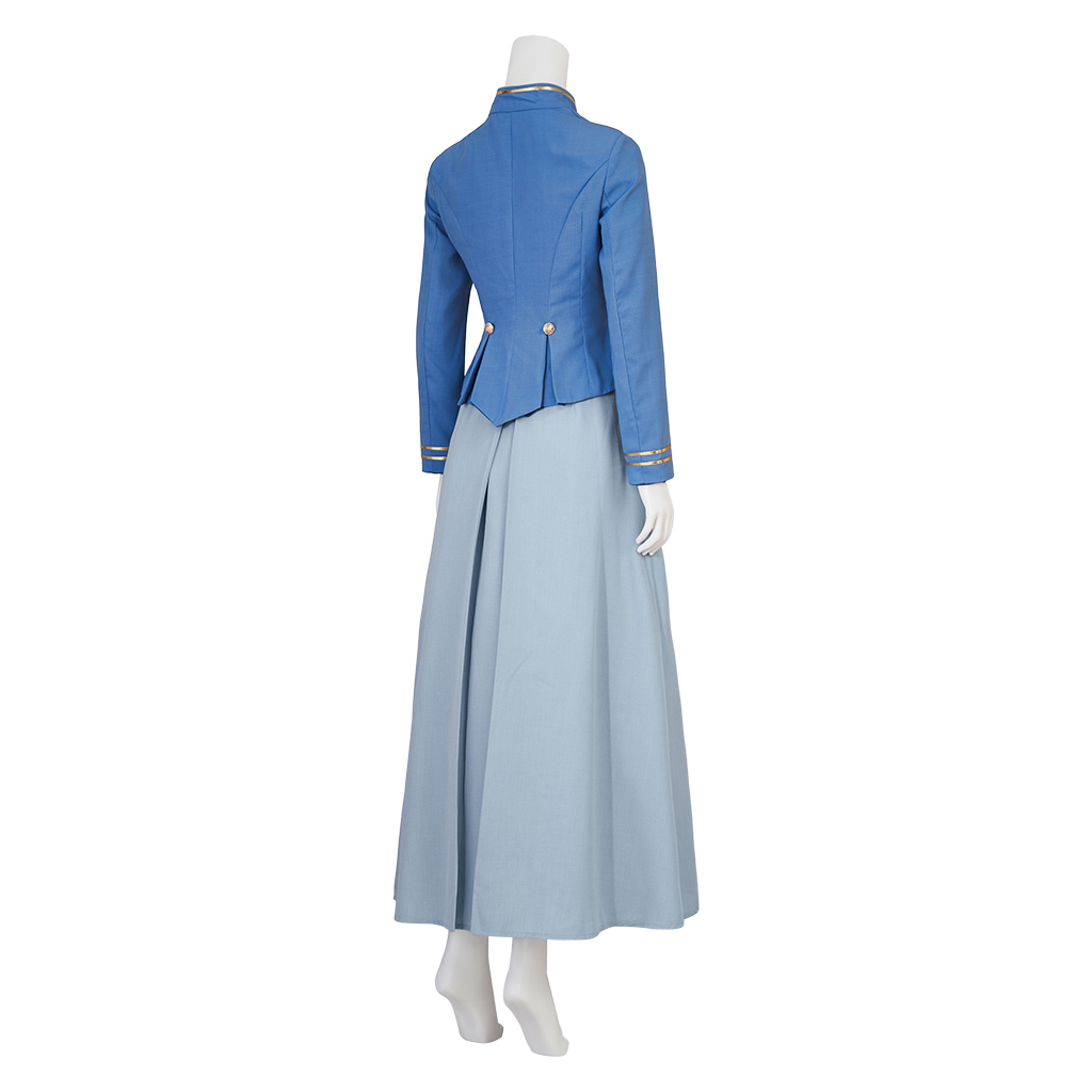 映画コスプレエノラホームズ 2 コスプレ衣装ブルードレス女性 - Vintage Fashion Dresses のレビューと価格