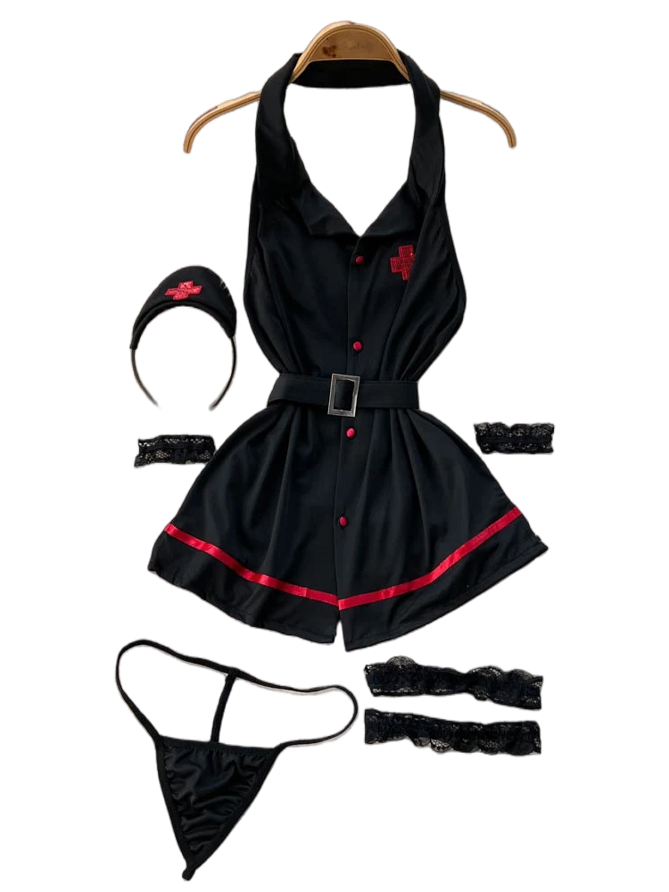エロティックファッションセクシーなホルターランジェリードレス - Vintage Fashion Dresses のレビューと価格