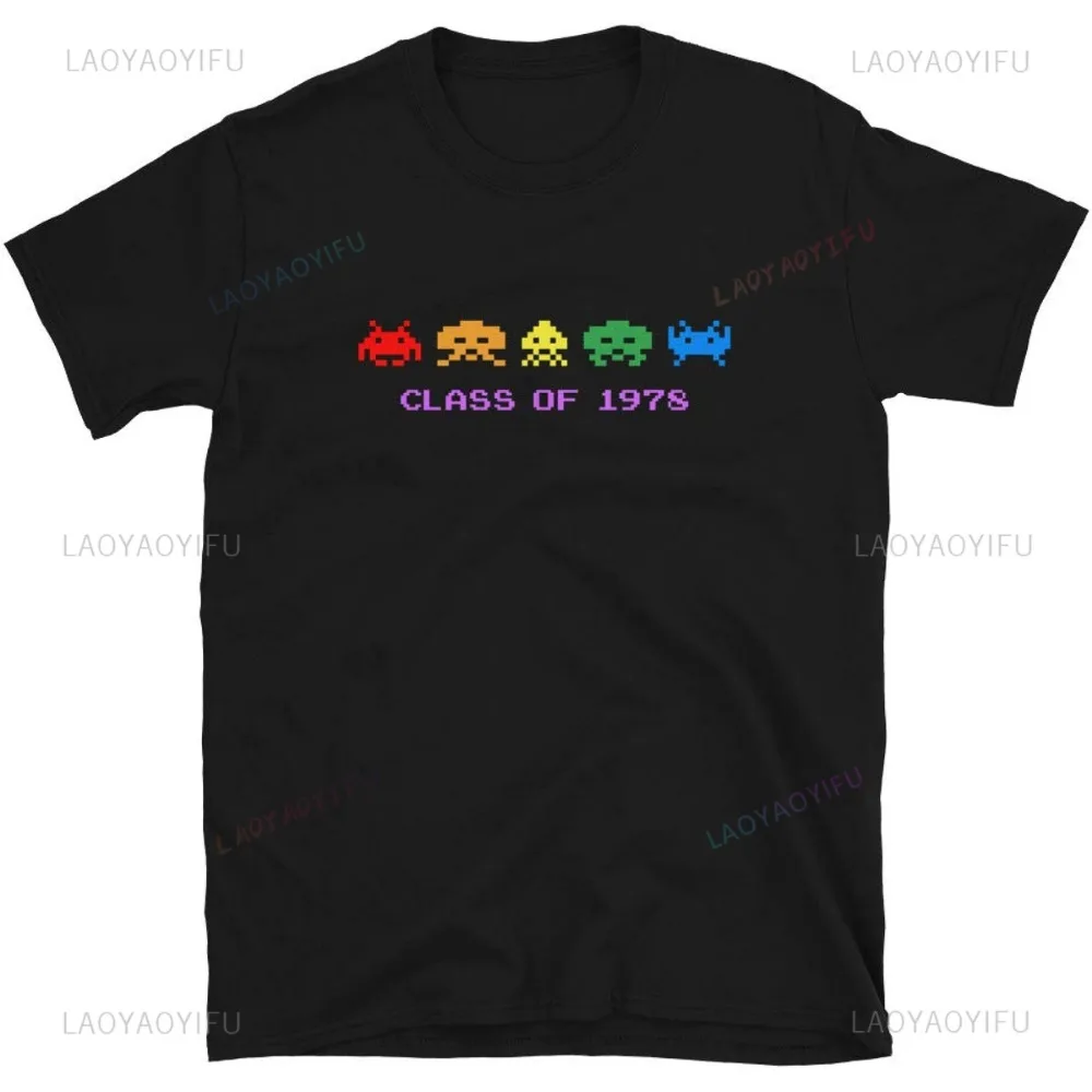 アーケードガレガガ-男性用ヴィンテージトップス,ビデオゲーム - Vintage Fashion Jersey のレビューと価格