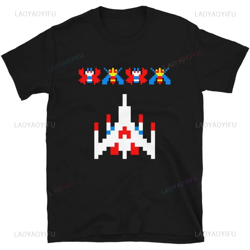 アーケードガレガガ-男性用ヴィンテージトップス,ビデオゲーム - Vintage Fashion Jersey のレビューと価格