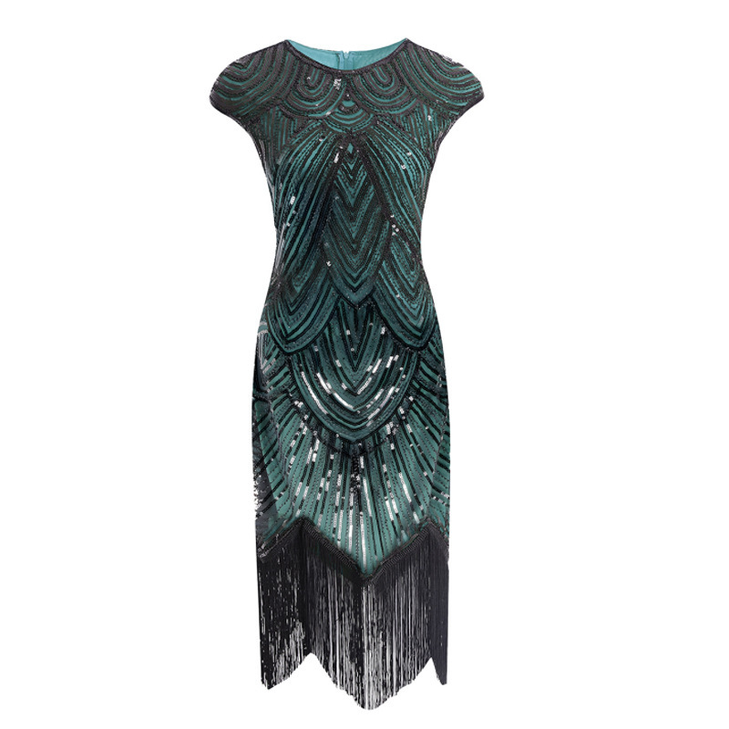 1920年代ギャツビー風フリンジフラッパードレス ヴィンテー - Vintage Fashion Dresses のレビューと価格