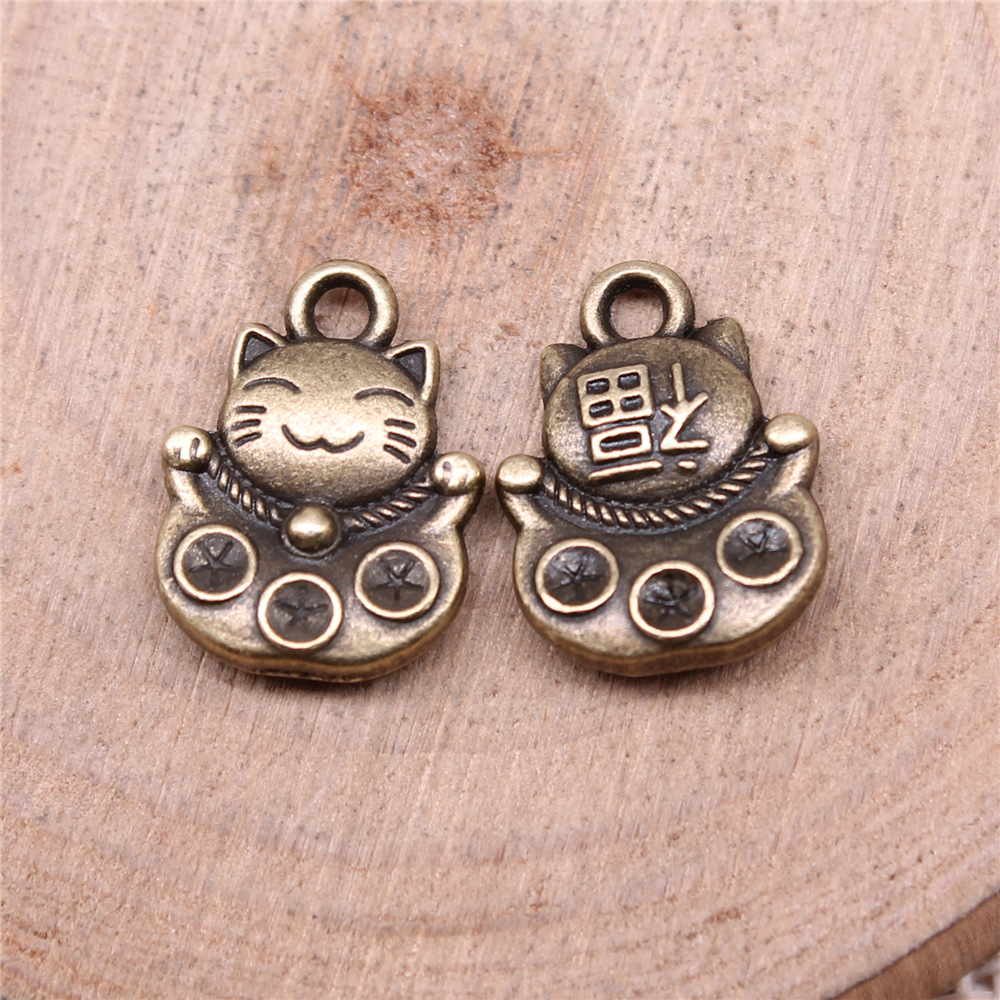 10 個 15 × 11 ミリメートル 3 色アンティークシ - Vintage Fashion Online のレビューと価格