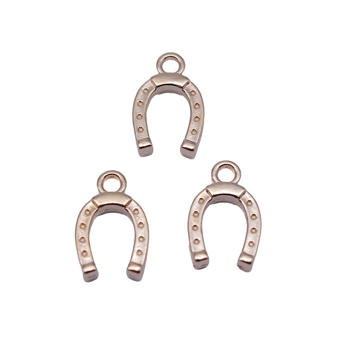 40個 14x9mm(0.55x0.35インチ) 3色 馬蹄 - Vintage Fashion Online のレビューと価格